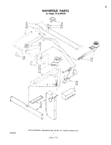 03 - Manifold parts for Whirlpool Range SF333PEKT0 from AppliancePartsPros.com
