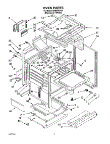 05 - Oven parts for Whirlpool Range SF387PEYQ4 from AppliancePartsPros.com