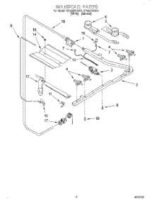 02 - Manifold parts for Whirlpool Range SF304BSAN1 from AppliancePartsPros.com