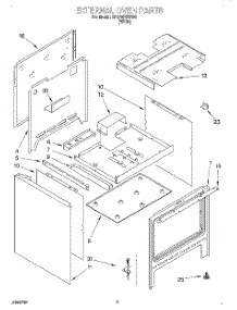 02 - External Oven parts for Whirlpool Range SF370PEWW5 from AppliancePartsPros.com