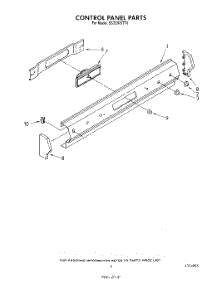 04 - Control Panel parts for Whirlpool Range SS333PSTT0 from AppliancePartsPros.com
