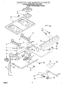 03 - Cooktop And Manifold, Literature parts for Whirlpool Range SF312PEWQ1 from AppliancePartsPros.com