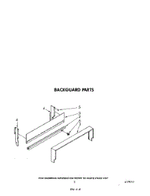 03 - Backguard parts for Whirlpool Range SF010EERW1 from AppliancePartsPros.com