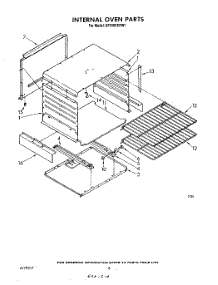06 - Internal Oven parts for Whirlpool Range SF010EERW1 from AppliancePartsPros.com