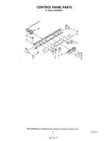 06 - Control Panel , Lit / Optional parts for Whirlpool Range SS630PER1 from AppliancePartsPros.com
