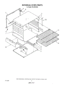 03 - Internal Oven parts for Whirlpool Range SF310PSRW5 from AppliancePartsPros.com