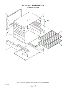 03 - Internal Oven parts for Whirlpool Range SF302BSRW5 from AppliancePartsPros.com