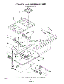 06 - Cooktop And Manifold , Literature And Optional parts for Whirlpool Range SF3000SRW1 from AppliancePartsPros.com