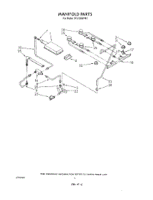04 - Manifold parts for Whirlpool Range SF375BEPW7 from AppliancePartsPros.com