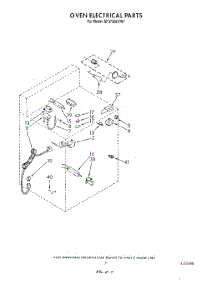 05 - Oven Electrical parts for Whirlpool Range SF375BEPW7 from AppliancePartsPros.com