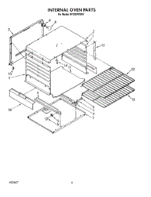 03 - Internal Oven parts for Whirlpool Range SF336PESW7 from AppliancePartsPros.com
