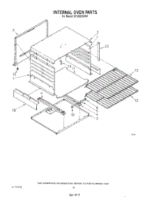 06 - Internal Oven parts for Whirlpool Range SF305ESRW1 from AppliancePartsPros.com