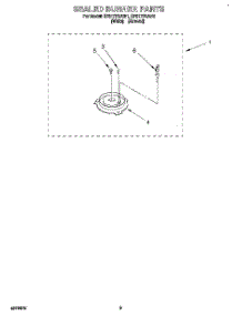 06 - Sealed Burner parts for Whirlpool Range SF317PEAW1 from AppliancePartsPros.com