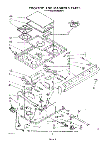 07 - Cooktop And Manifold , Lit / Optional parts for Whirlpool Range SF514EERW3 from AppliancePartsPros.com