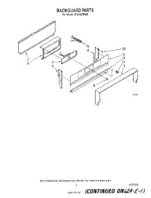 04 - Backguard parts for Whirlpool Range SF3100ERW0 from AppliancePartsPros.com