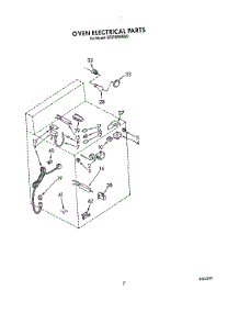 05 - Oven Electrical parts for Whirlpool Range SF376PEWW2 from AppliancePartsPros.com