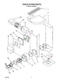 02 - Ventilation, Literature parts for Whirlpool Range SS373PEX1 from AppliancePartsPros.com
