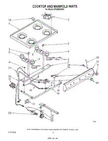 06 - Cooktop And Manifold , Literature And Optional parts for Whirlpool Range SF300BSRW0 from AppliancePartsPros.com