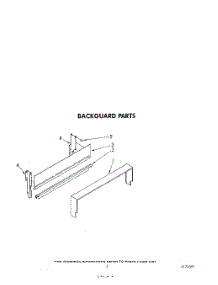04 - Backguard parts for Whirlpool Range SF010ESRW0 from AppliancePartsPros.com