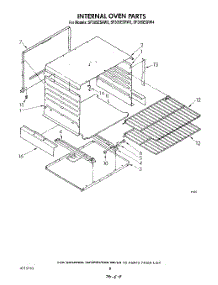 06 - Internal Oven parts for Whirlpool Range SF305ESRW3 from AppliancePartsPros.com