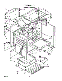 05 - Oven parts for Whirlpool Range SF386PEWW0 from AppliancePartsPros.com