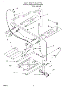 03 - Manifold parts for Whirlpool Range SF360PEEN0 from AppliancePartsPros.com