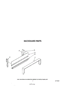 03 - Backguard parts for Whirlpool Range SF305ESRW0 from AppliancePartsPros.com