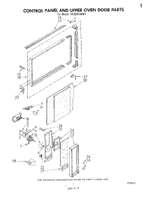 05 - Control Panel And Upper Oven Door parts for Whirlpool Range SE950PSKW1 from AppliancePartsPros.com