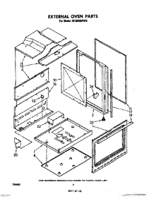 03 - External Oven parts for Whirlpool Range SF3600EPW0 from AppliancePartsPros.com