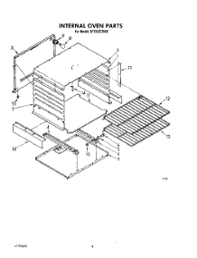 03 - Internal Oven parts for Whirlpool Range SF335EERW0 from AppliancePartsPros.com