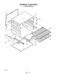 03 - Internal Oven parts for Whirlpool Range SF3000ERW4 from AppliancePartsPros.com