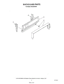 04 - Backguard parts for Whirlpool Range SF3000ERW4 from AppliancePartsPros.com