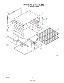 03 - Internal Oven parts for Whirlpool Range SF301BERW1 from AppliancePartsPros.com