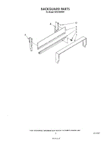 04 - Backguard parts for Whirlpool Range SF301BERW1 from AppliancePartsPros.com