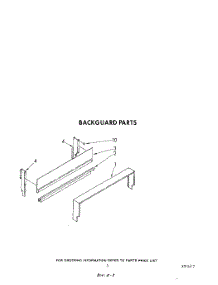 03 - Backguard parts for Whirlpool Range SF300BSRW5 from AppliancePartsPros.com