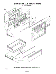 06 - Oven Door Drawer, Literature And Optional parts for Whirlpool Range SM988PEPW1 from AppliancePartsPros.com