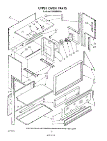 07 - Upper Oven parts for Whirlpool Range SM988PEPW1 from AppliancePartsPros.com