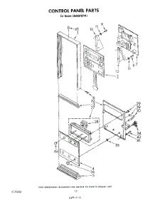08 - Control Panel parts for Whirlpool Range SM988PEPW1 from AppliancePartsPros.com