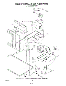 10 - Magnetron And Air Flow parts for Whirlpool Range SM988PEPW1 from AppliancePartsPros.com
