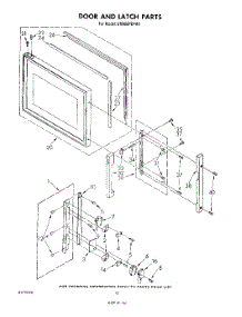 11 - Door And Latch parts for Whirlpool Range SM988PEPW1 from AppliancePartsPros.com