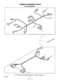 12 - Wiring Harness parts for Whirlpool Range SM988PEPW1 from AppliancePartsPros.com