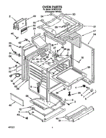 04 - Oven parts for Whirlpool Range SF397PEYQ2 from AppliancePartsPros.com