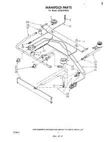 03 - Manifold parts for Whirlpool Range SE953PSKT0 from AppliancePartsPros.com