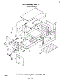 06 - Upper Oven parts for Whirlpool Range SE953PSKT0 from AppliancePartsPros.com