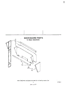 07 - Backguard parts for Whirlpool Range SE953PSKT0 from AppliancePartsPros.com