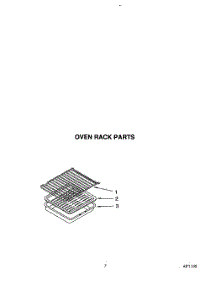 07 - Oven Rack, Lit / Optional parts for Whirlpool Range SF310PEYQ0 from AppliancePartsPros.com