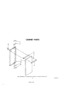 03 - Cabinet parts for Whirlpool Range SF5100SRW0 from AppliancePartsPros.com