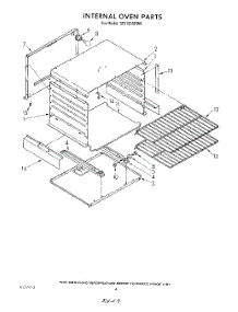 04 - Internal Oven parts for Whirlpool Range SF5100SRW0 from AppliancePartsPros.com