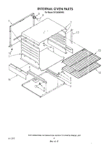 03 - Internal Oven parts for Whirlpool Range SF3300ERW5 from AppliancePartsPros.com