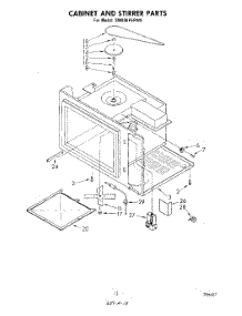 10 - Cabinet And Stirrer parts for Whirlpool Range SM988PEPW0 from AppliancePartsPros.com